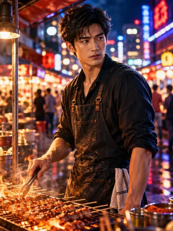 夜市摊主的逆天人生封面